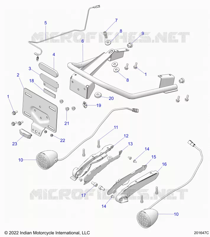 ELECTRICAL, REAR LIGHTING AND TURN SIGNALS (PACIFIC MODELS ONLY)
