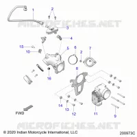 FUEL SYSTEM, FUEL CLAM SHELL/THROTTLE BODY