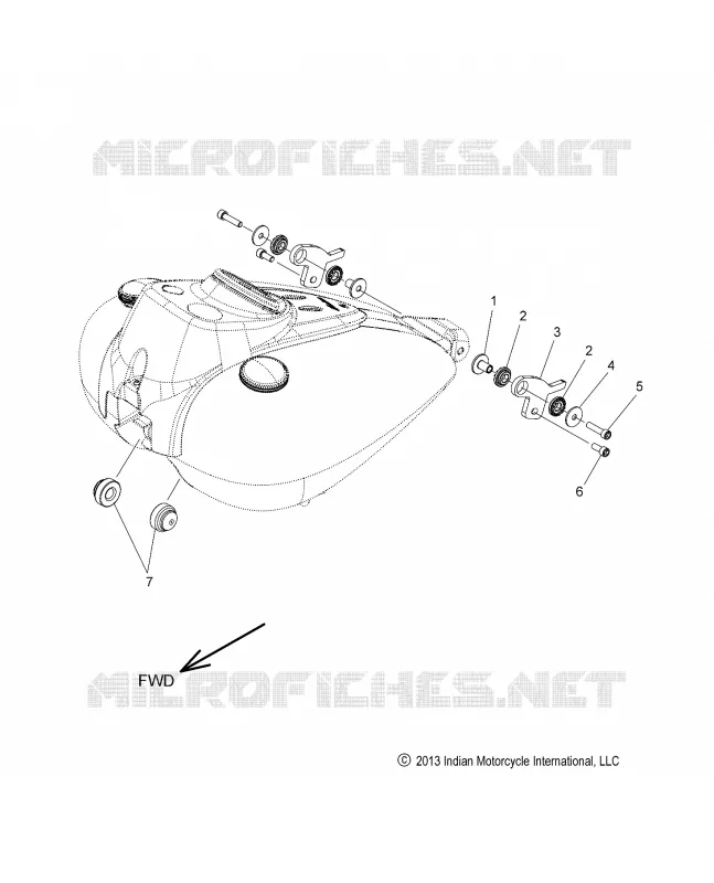 FUEL SYSTEM, FUEL TANK MOUNTING