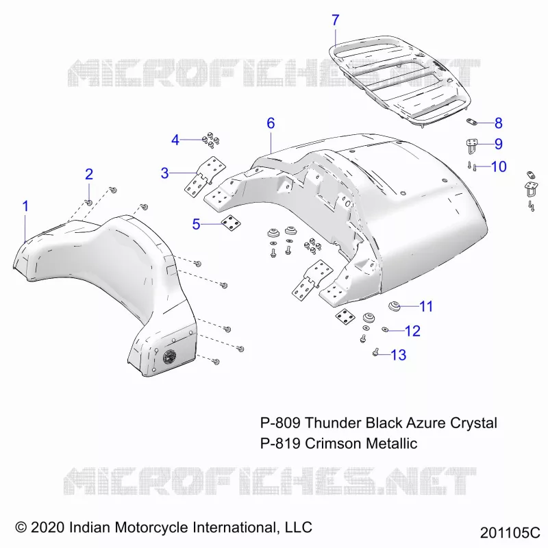 TRUNK LID AND BACKREST ASM.