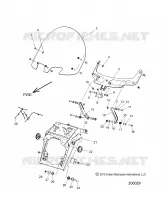 FAIRING ASM, WINDSHIELD MOUNT