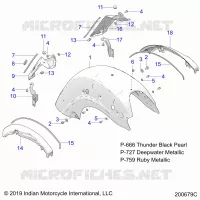 BODYWORK - REAR FENDER