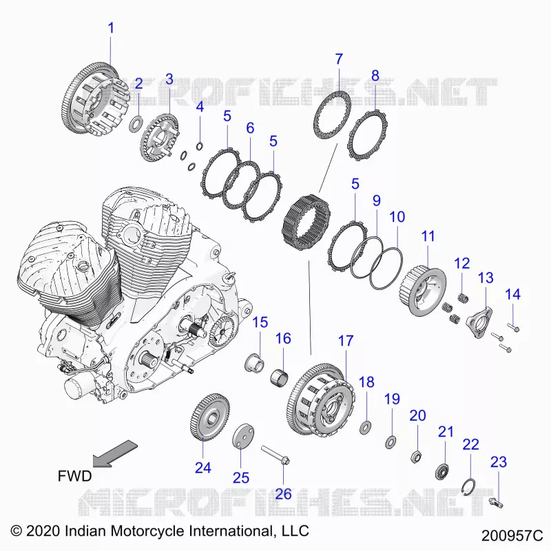 DRIVE TRAIN, CLUTCH AND PRIMARY DRIVE