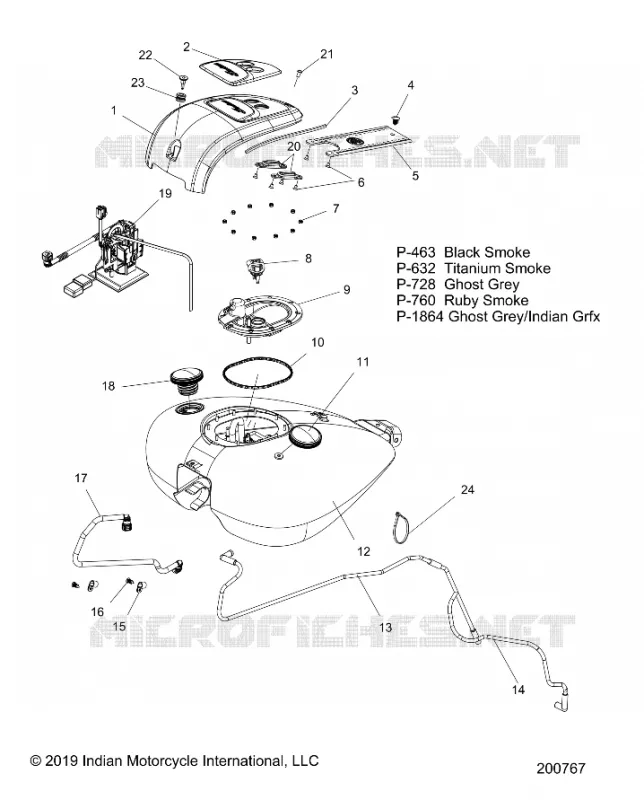 FUEL SYSTEM, FUEL TANK ASM.
