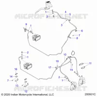 BRAKES, BRAKE LINE, FRONT, ABS