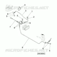 BRAKES, BRAKE LINE, REAR, ABS