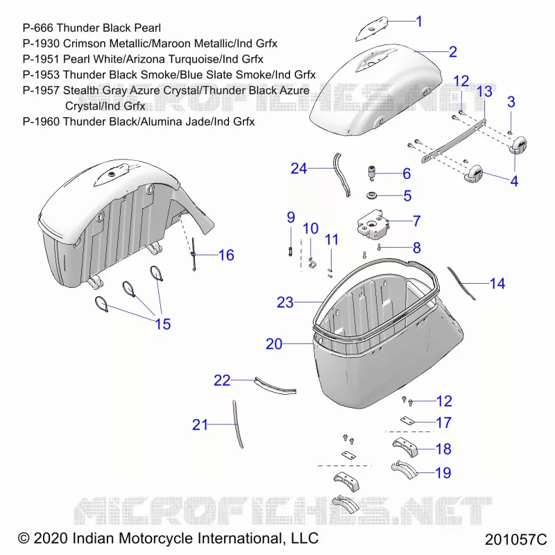 SADDLEBAG ASM.