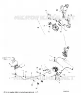 REAR BRAKE ASM., W/ABS