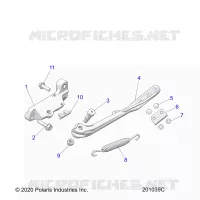 CHASSIS, SIDE STAND