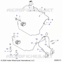 BRAKES, BRAKE LINE, FRONT, ABS