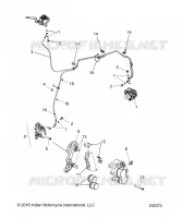 FRONT BRAKE ASM., W/ABS