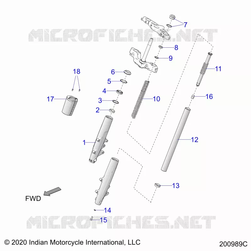 FRONT SUSPENSION FORKS