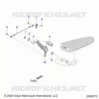 DRIVE TRAIN, SHIFT PEDAL AND SHIFT LINKAGE