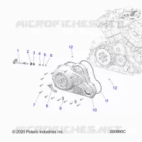 ENGINE, COVER ASM., PRIMARY DRIVE