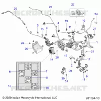 ELECTRICAL, WIRE HARNESS - N22RZA22/RZS25/RTE25 (201184