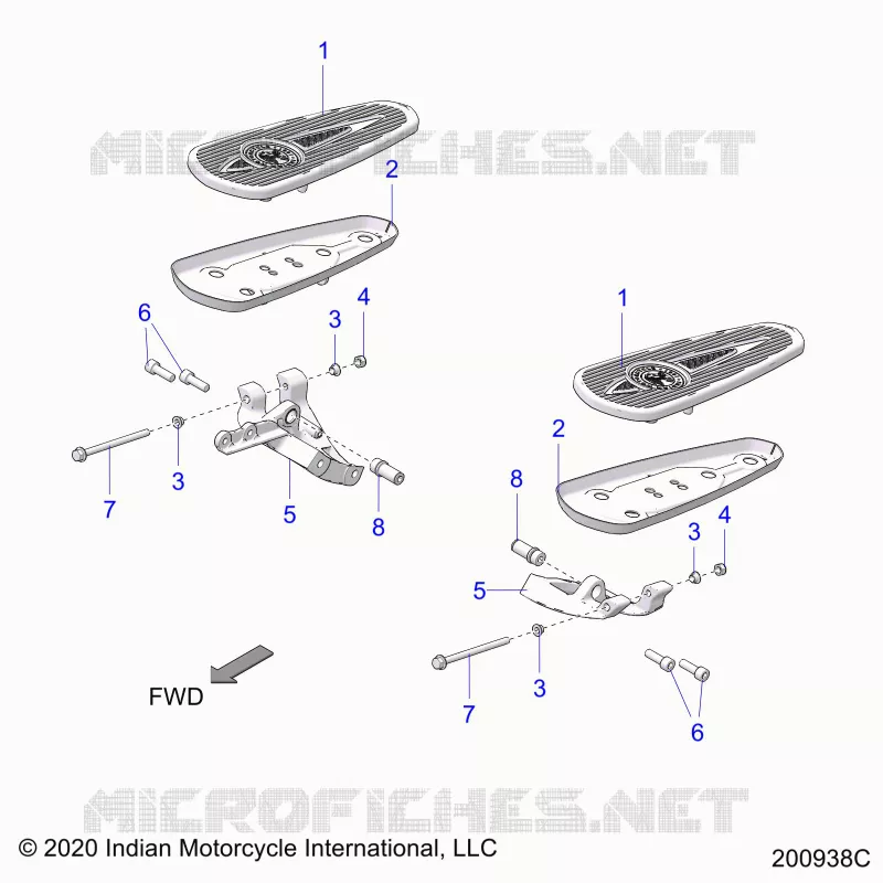 CHASSIS, FLOORBOARD, DRIVER