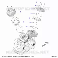 ENGINE, ROCKER COVERS