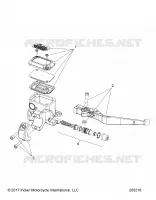 FRONT BRAKE, LEVER AND MASTER CYLINDER