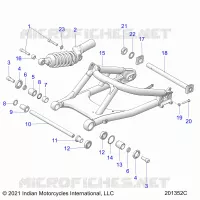 REAR SUSPENSION SWING ARM/SHOCK