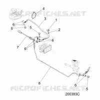 BRAKES, BRAKE LINE, REAR, ABS