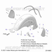 BODYWORK - FRONT FENDER