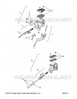 BRAKES, MASTER CYL., FRONT AND REAR