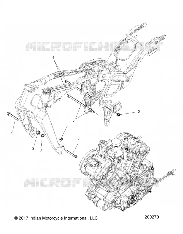 ENGINE, MOUNTING