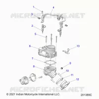ENGINE, THROTTLE BODY/FUEL RAIL