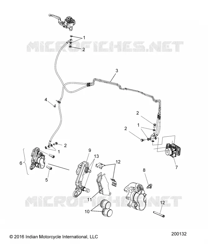 FRONT BRAKE ASM., W/ABS