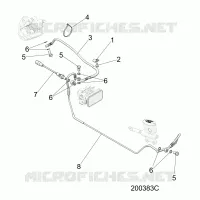 BRAKES, BRAKE LINE, REAR, ABS