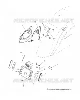 BODY, TAILLIGHT, LICENSE PLATE BRACKET