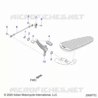 DRIVE TRAIN, SHIFT PEDAL AND SHIFT LINKAGE