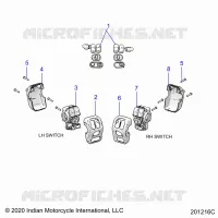 ELECTRICAL, SWITCH CONTROLS, LH/RH