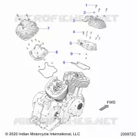 ENGINE, ROCKER COVERS