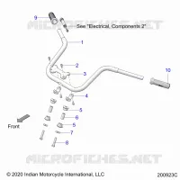 STEERING, HANDLEBAR MOUNTING AND GRIPS