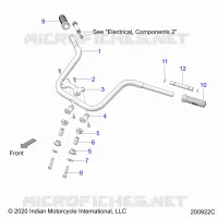 STEERING, HANDLEBAR MOUNTING AND GRIPS