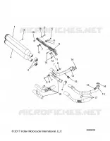 ENGINE, EXHAUST ASM.