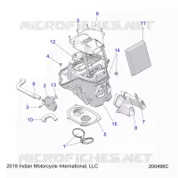 ENGINE, AIR INTAKE