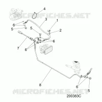 BRAKES, BRAKE LINE, REAR, ABS