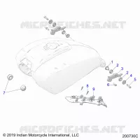 FUEL SYSTEM, FUEL TANK MOUNTING