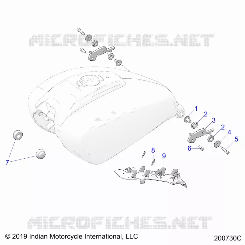 FUEL SYSTEM, FUEL TANK MOUNTING