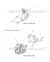 BARKE FRONT BRAKE CALIPERS AND REAR