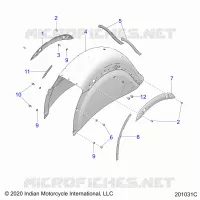 BODYWORK - REAR FENDER