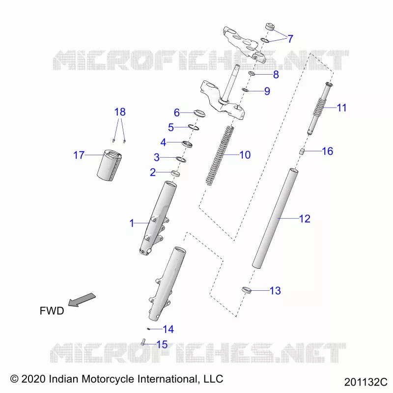 FRONT SUSPENSION FORKS