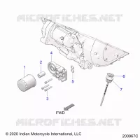 OIL FILTER/ADAPTER, AND DIPSTICK