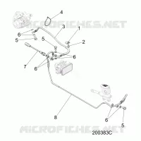 BRAKES, BRAKE LINE, REAR, ABS