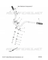 STEERING, HANDLEBAR MOUNTING AND GRIPS