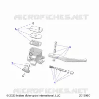 FRONT BRAKE, LEVER AND MASTER CYLINDER