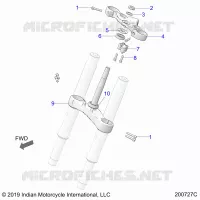 UPPER AND LOWER STEERING CLAMPS