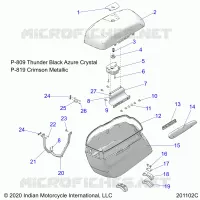 SADDLEBAG ASM.